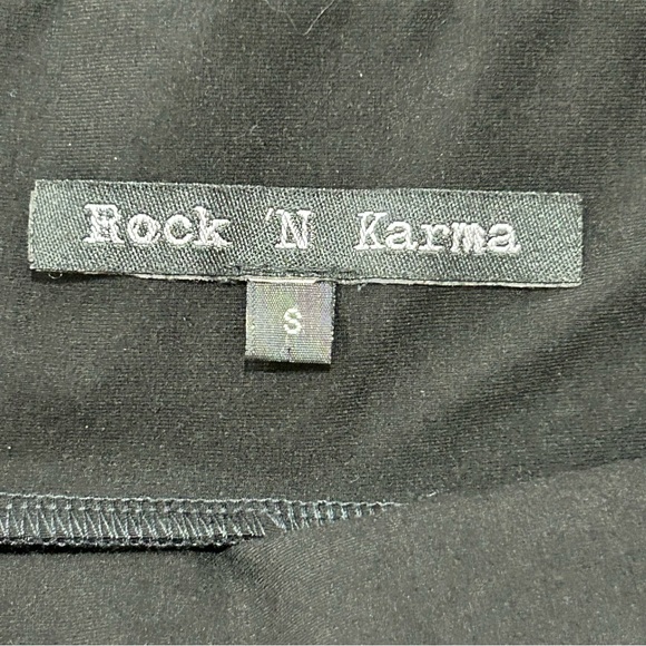ROCK 'N KARMA Black Skirt in Women's Size S - Picture 4 of 5